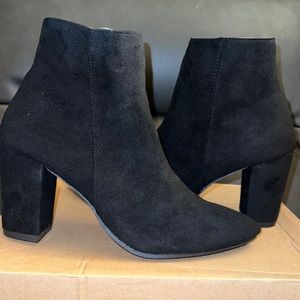SHEIN Black Ankle Boots Size 8